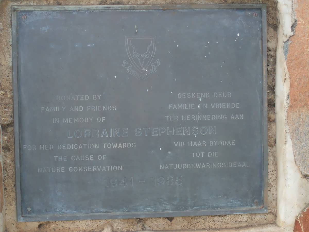 STEPHENSON Lorraine 1941-1985
