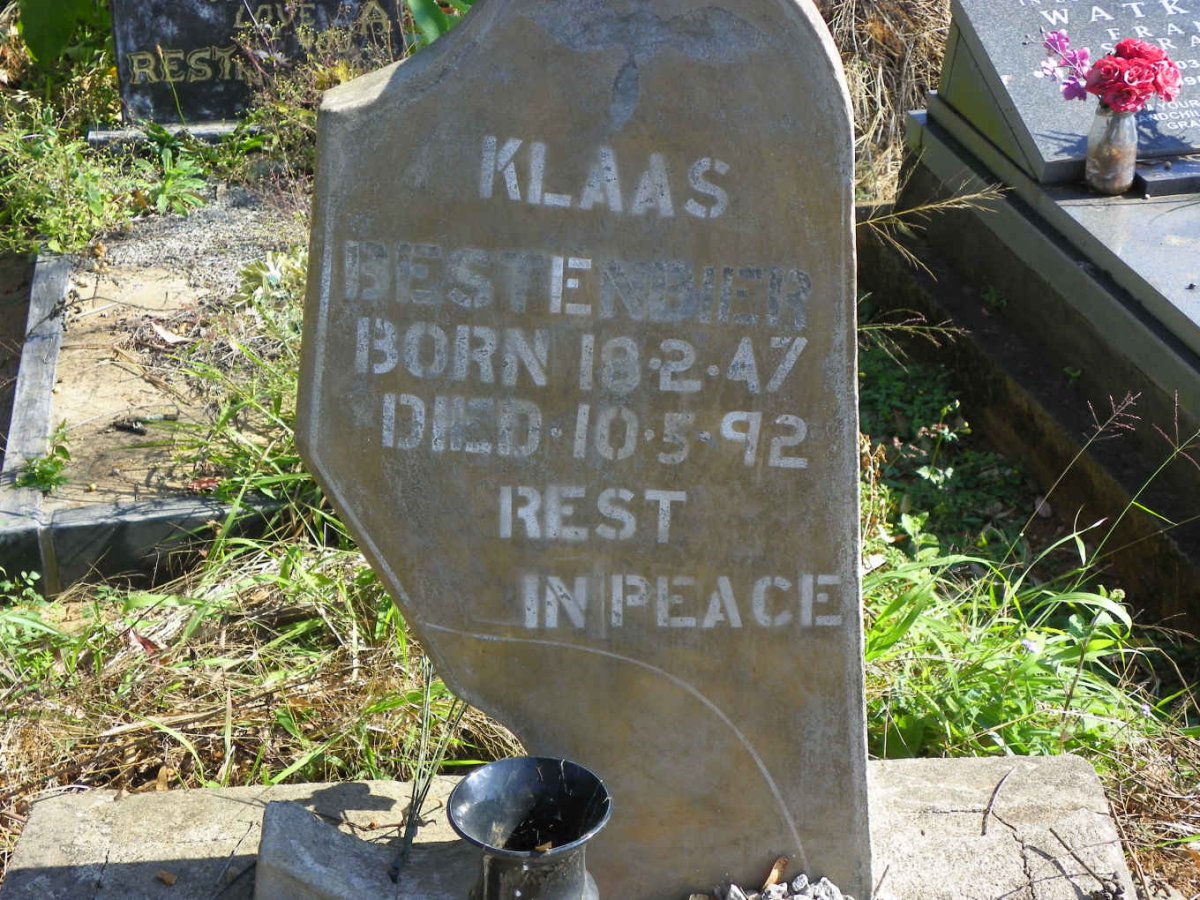 BESTENBIER Klaas 1947-1992