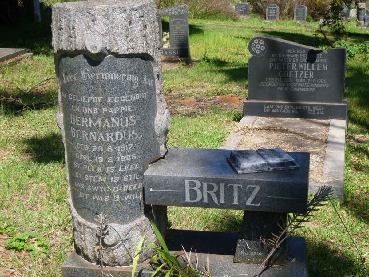 BRITZ Hermanus Barnardus 1917-1965