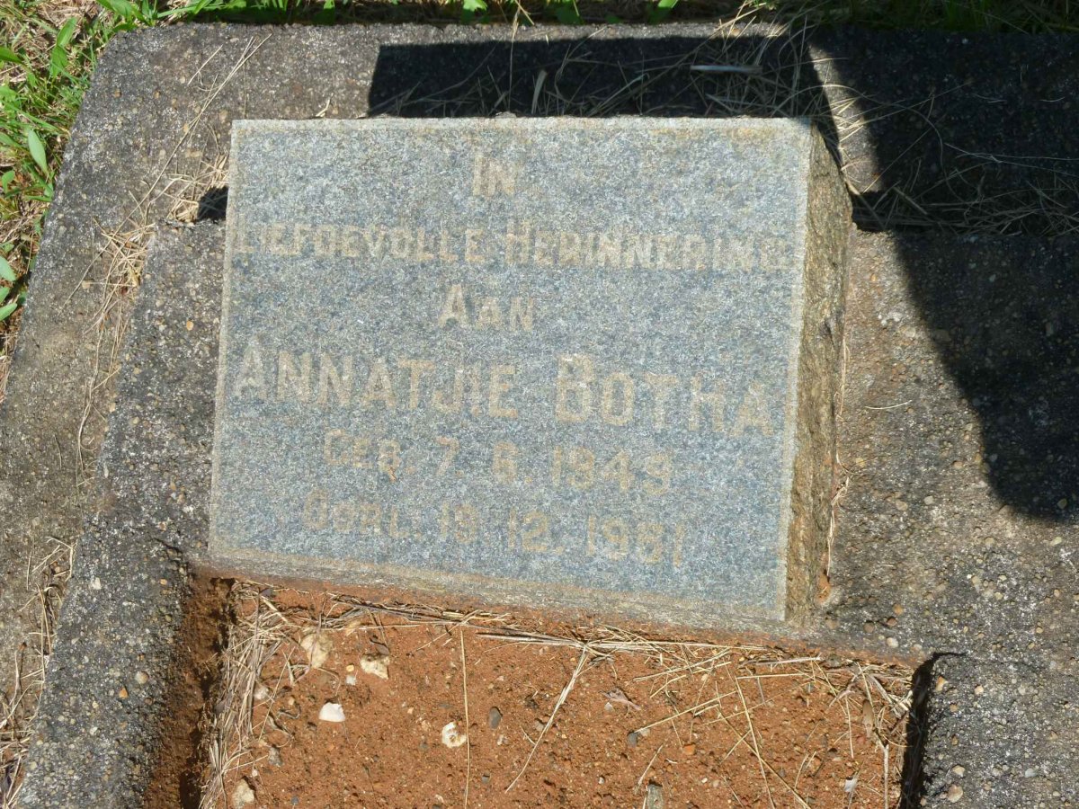 BOTHA Annatjie 1949-1951