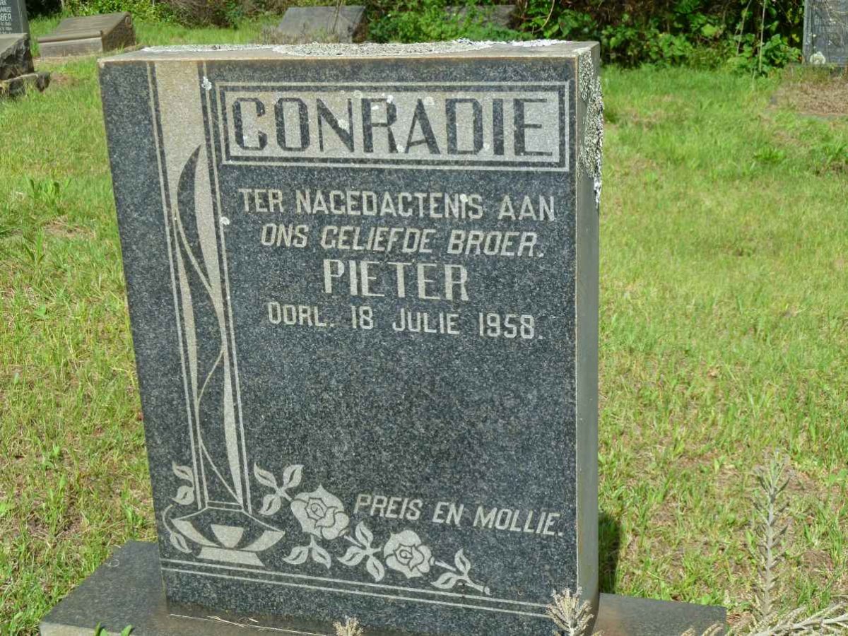 CONRADIE Pieter -1958