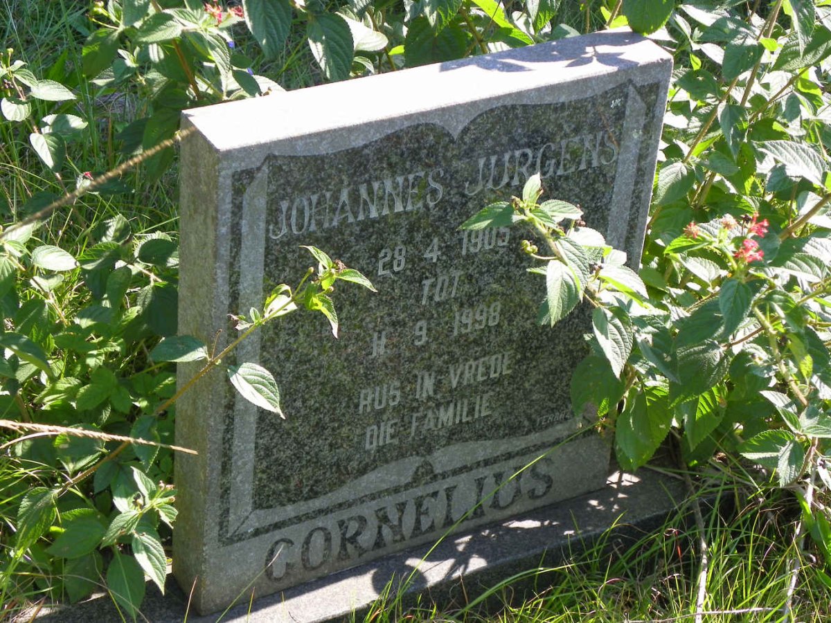 CORNELIUS Johannes Jurgens 1905-1998