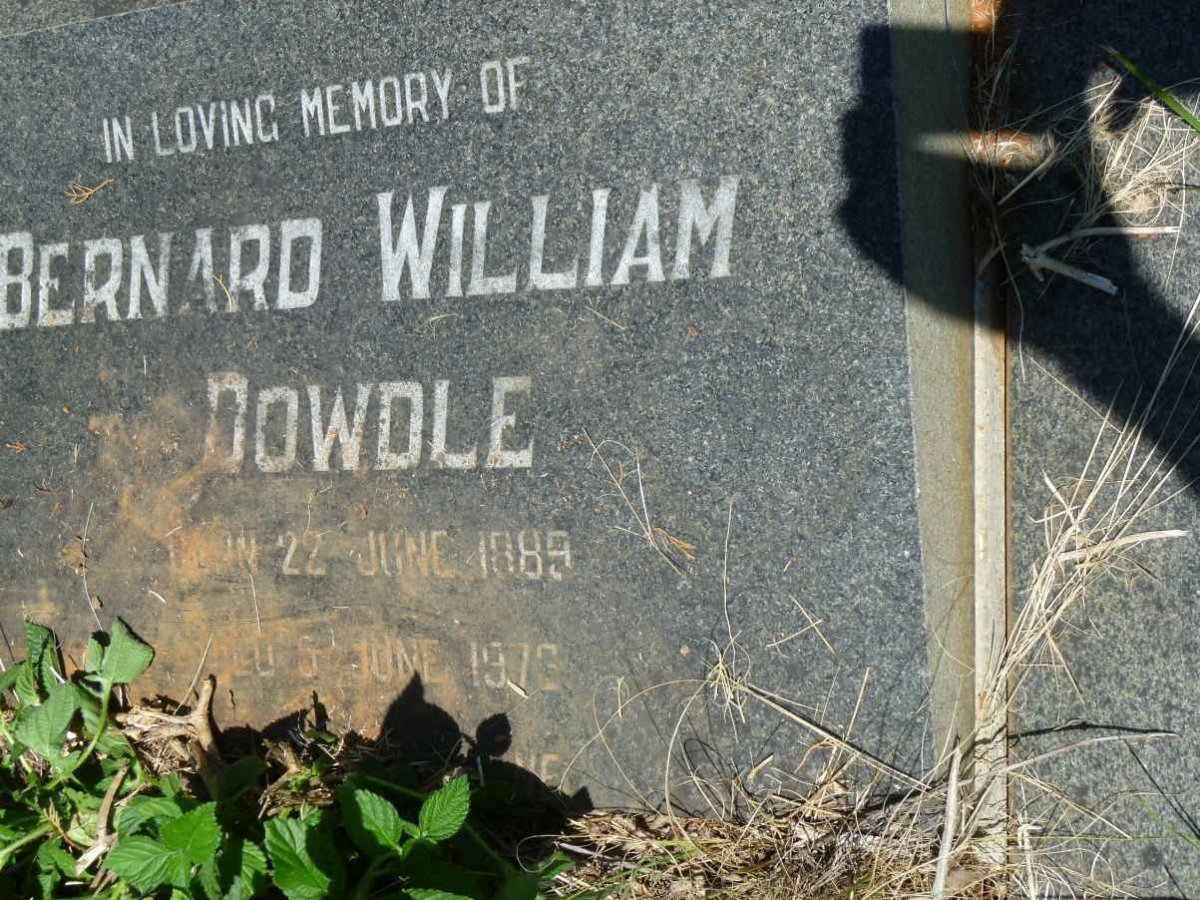 DOWDLE Bernard William 1889-1973