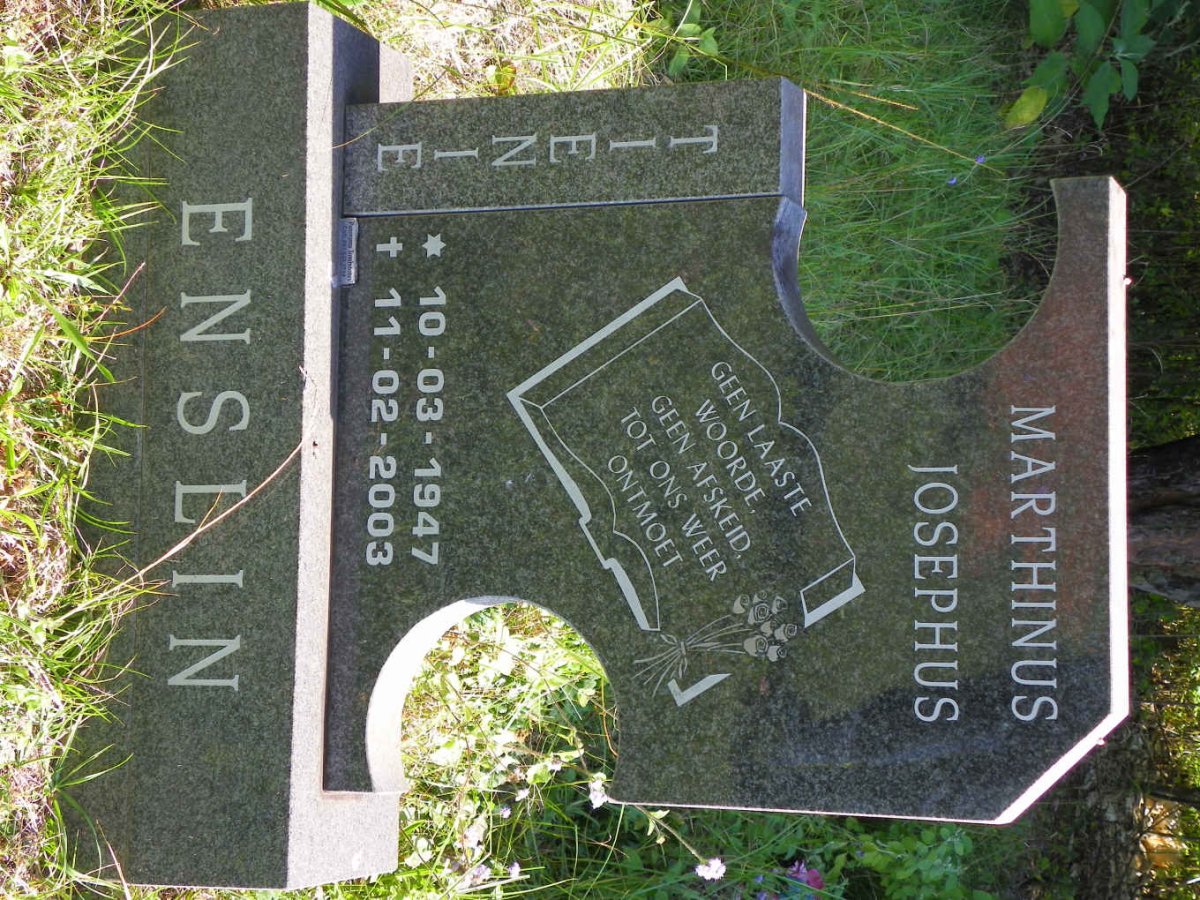 ENSLIN Marthinus Josephus 1947-2003
