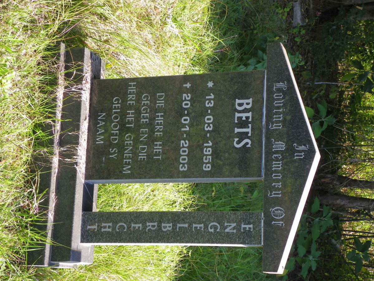 ENGELBRECHT Bets 1959-2003