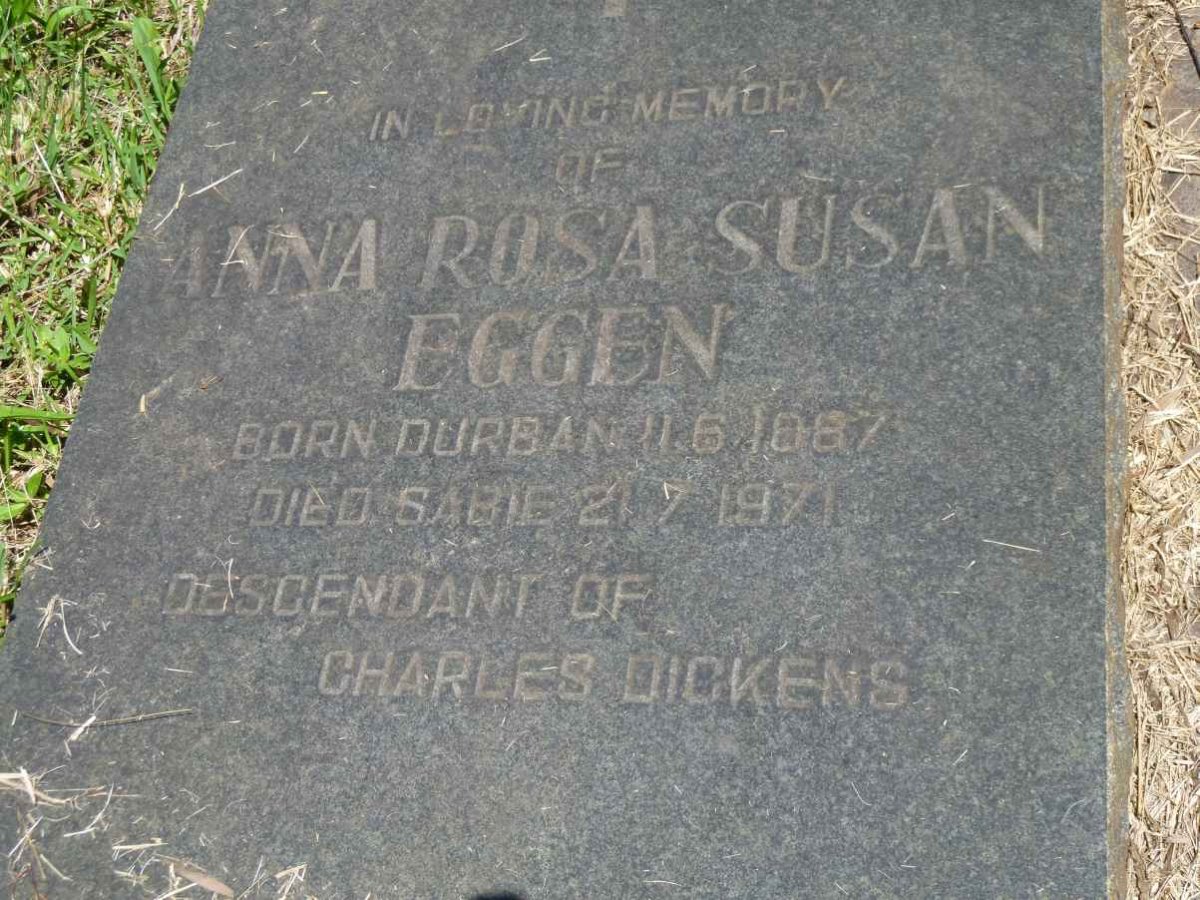 EGGEN Anna Rosa Susan 1887-1971