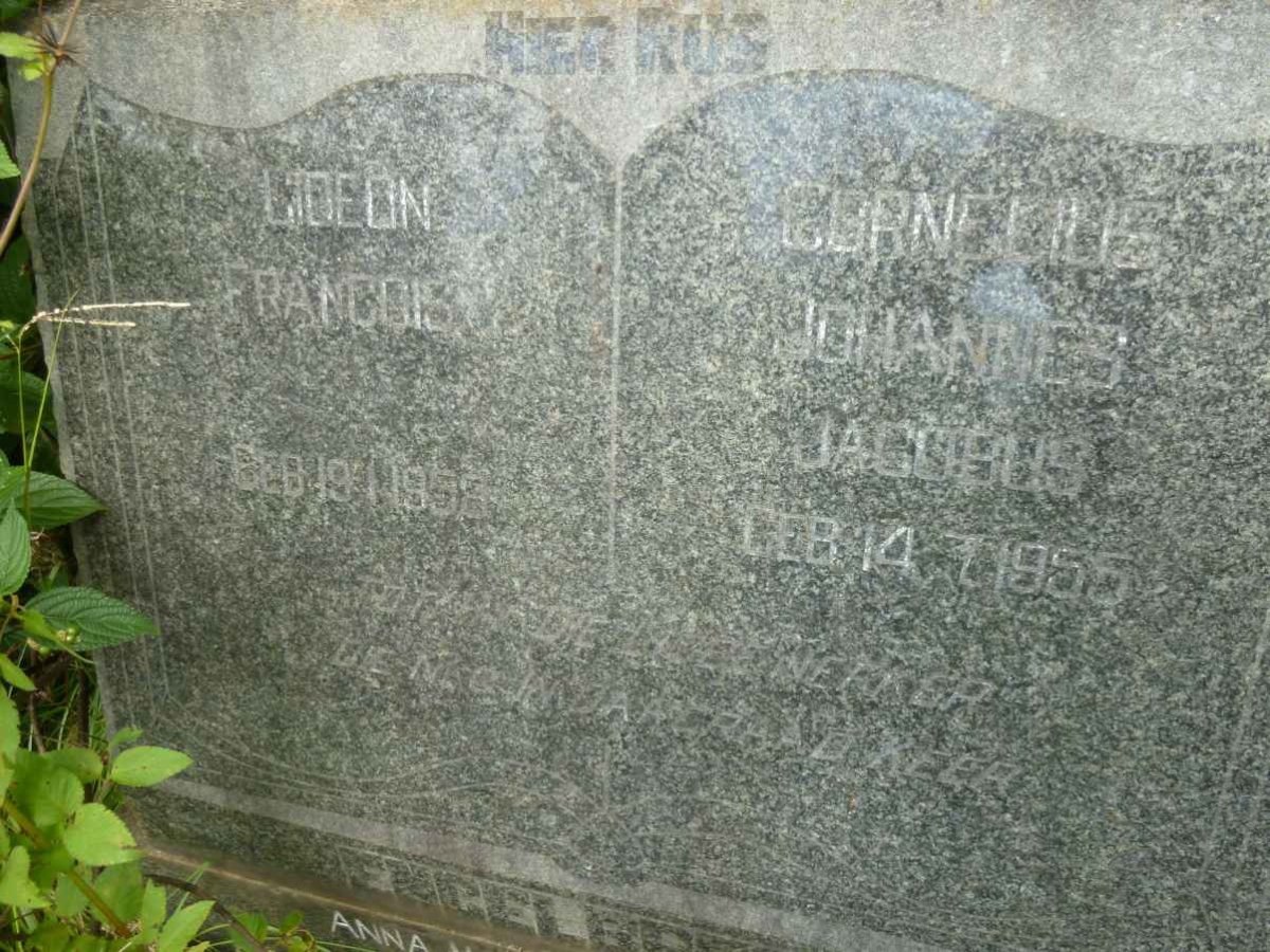 ENGELBRECHT Cornelius Johannes Jacobus 1955- :: ENGELBRECHT Gideon Francois 1958-