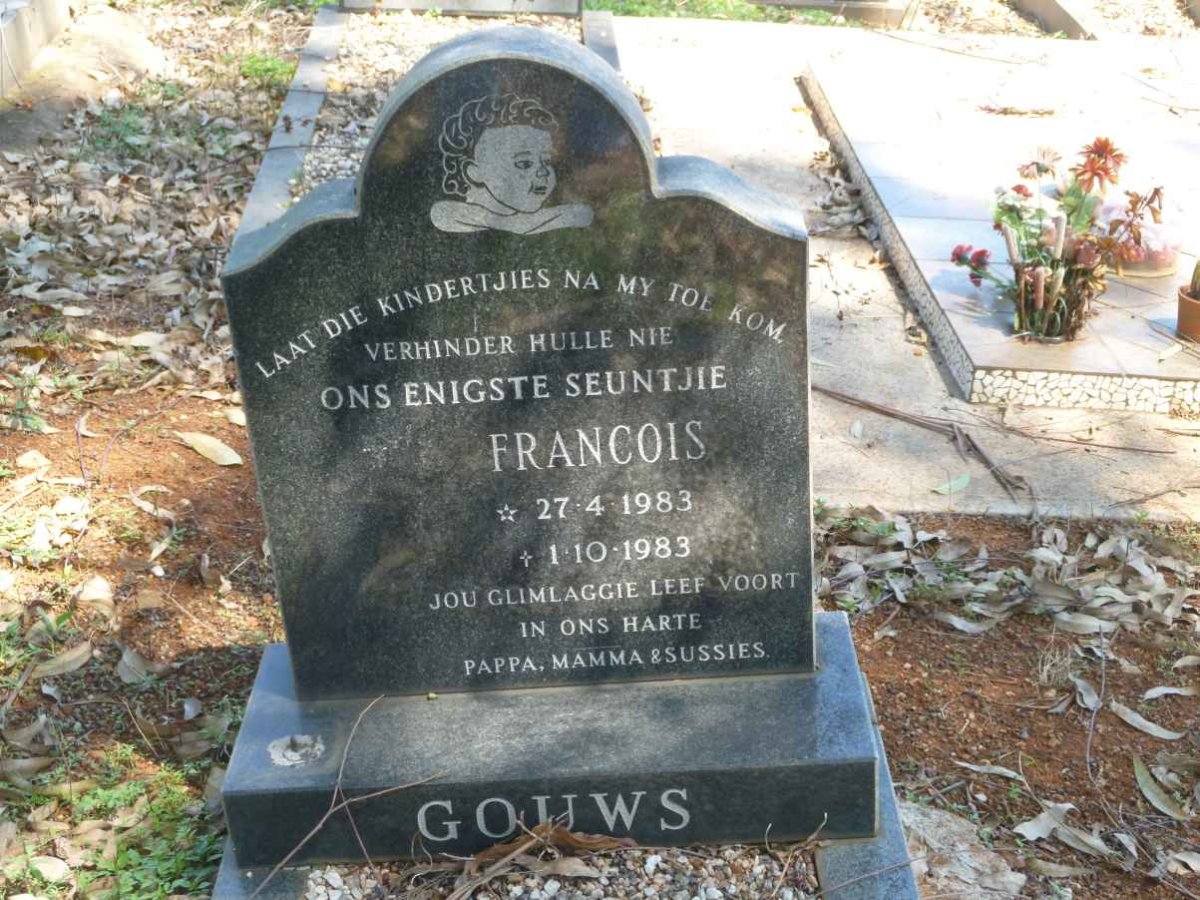 GOUWS Francois 1983-19783