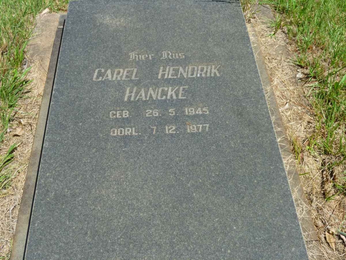 HANCKE Carel Hendrik 1945-1977