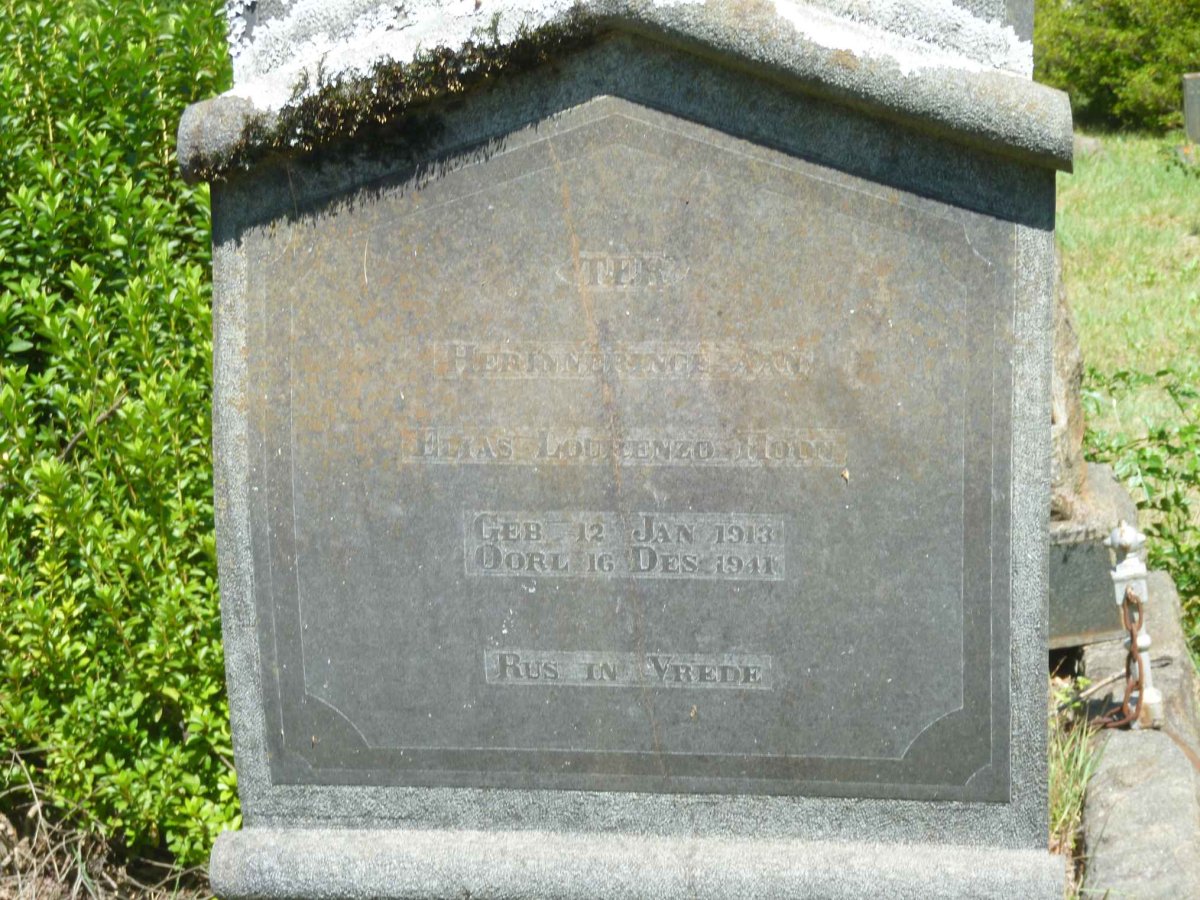 HOON Elias Lourenzo 1913-1941