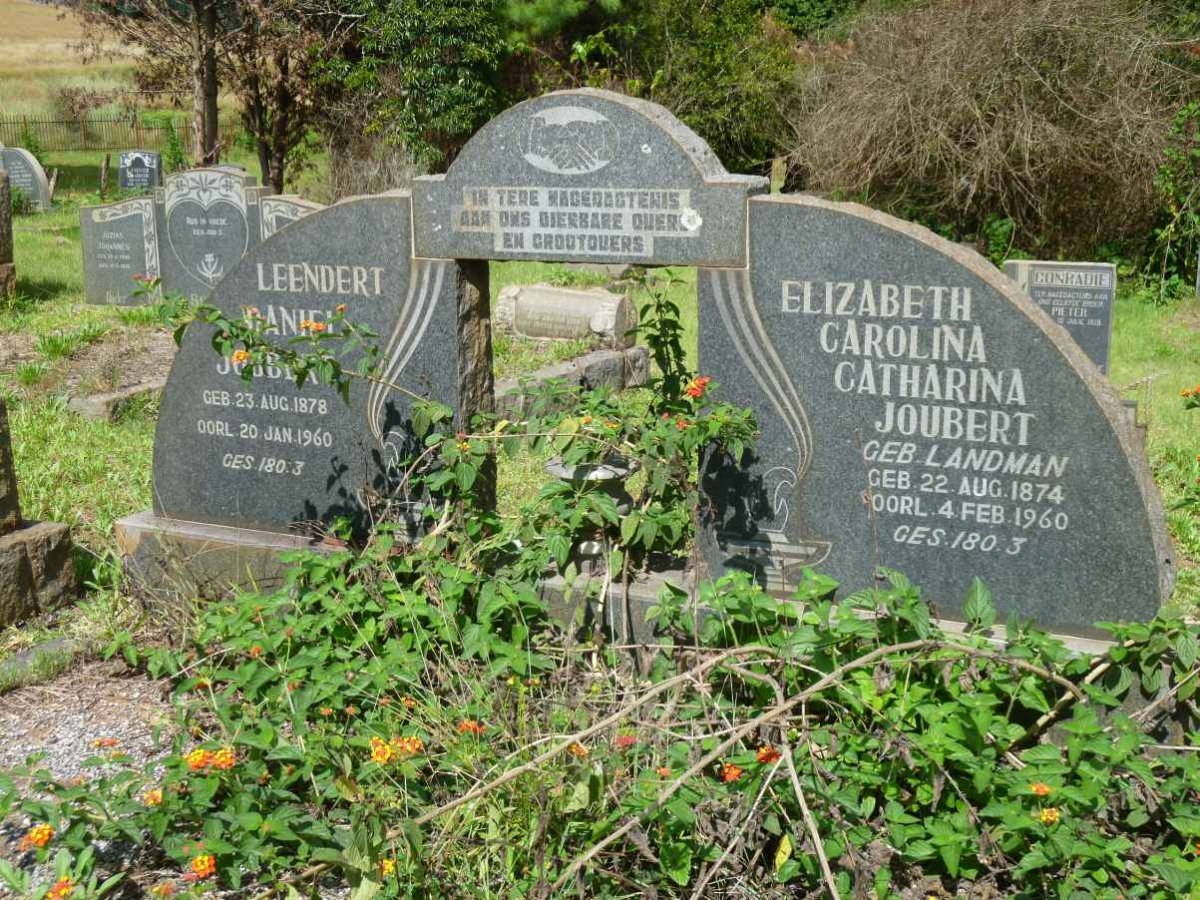 JOUBERT Leendert Daniel 1878-1960 &amp; Elizabeth Carolina Catharina LANDMAN 1874-1960