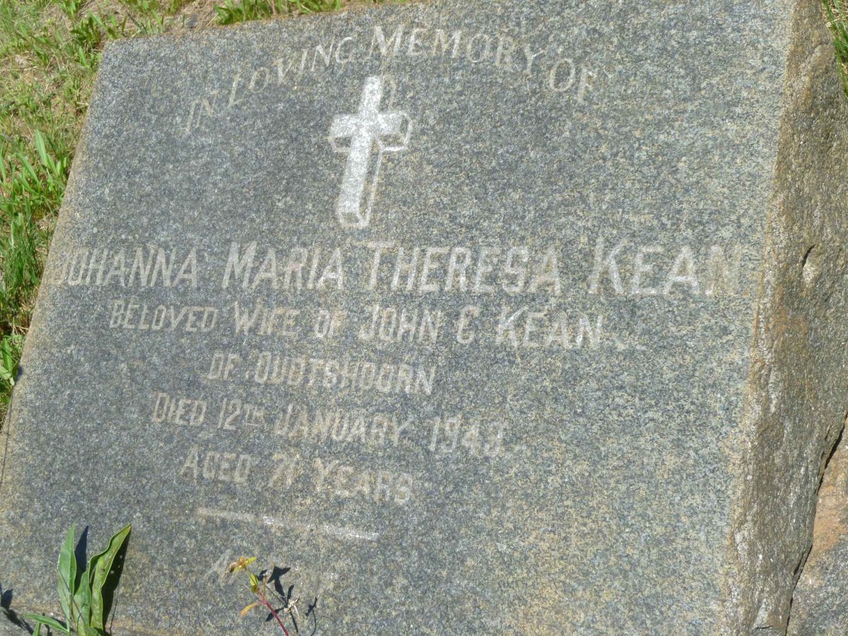 KEAN Johanna Maria Theresa -1949