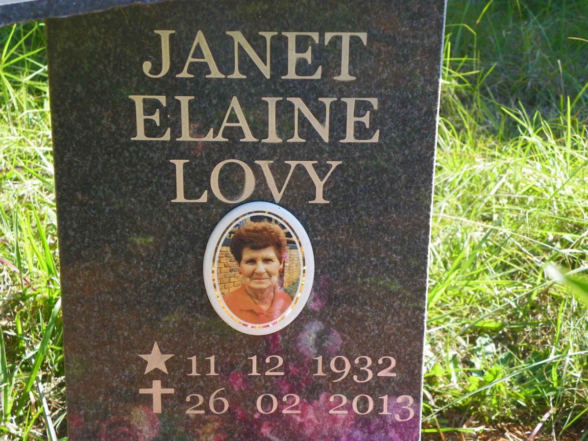 LEVENDAL Tobias Johannes 1928- &amp; Janet Elaine Lovy 1932-2013 _3