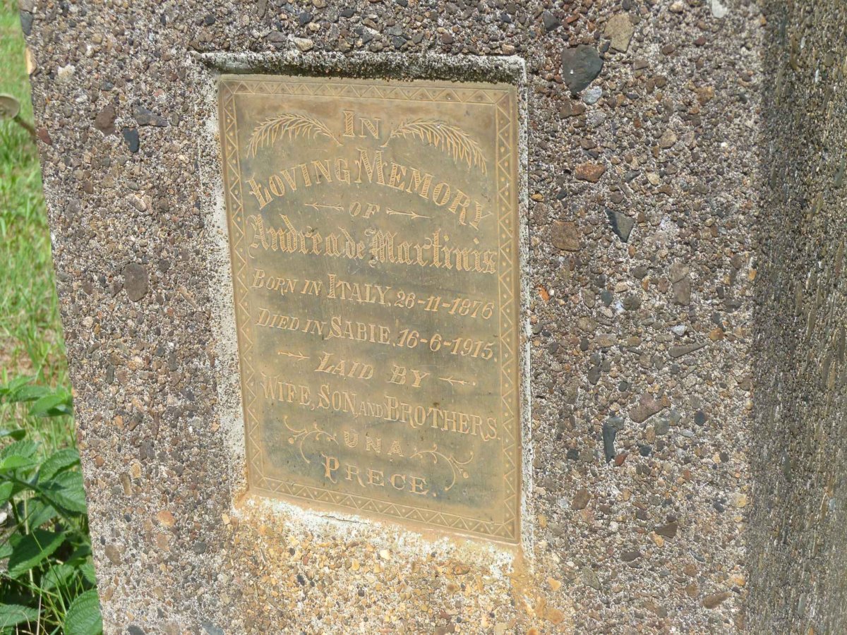MARTINIS Andrea, de 1876-1915
