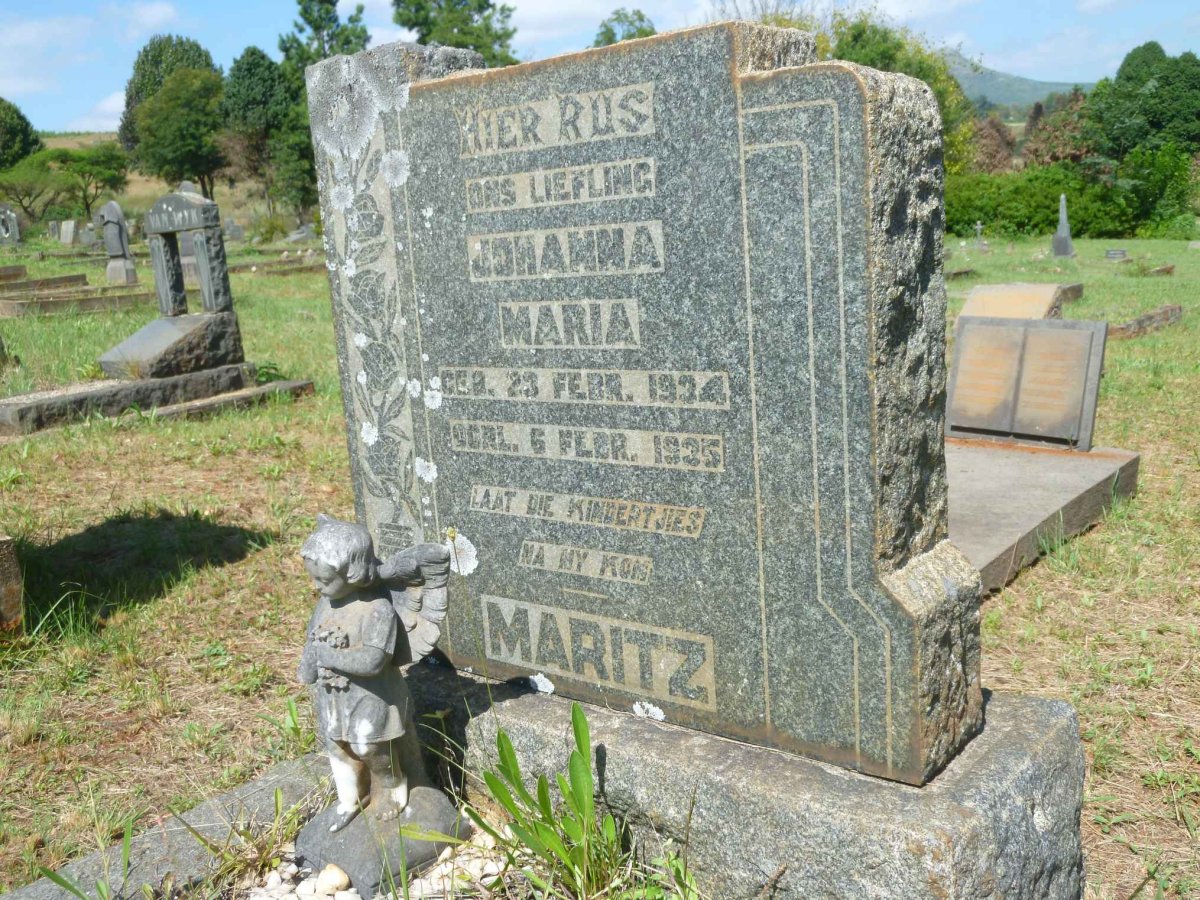 MARITZ Johanna Maria 1934-1935