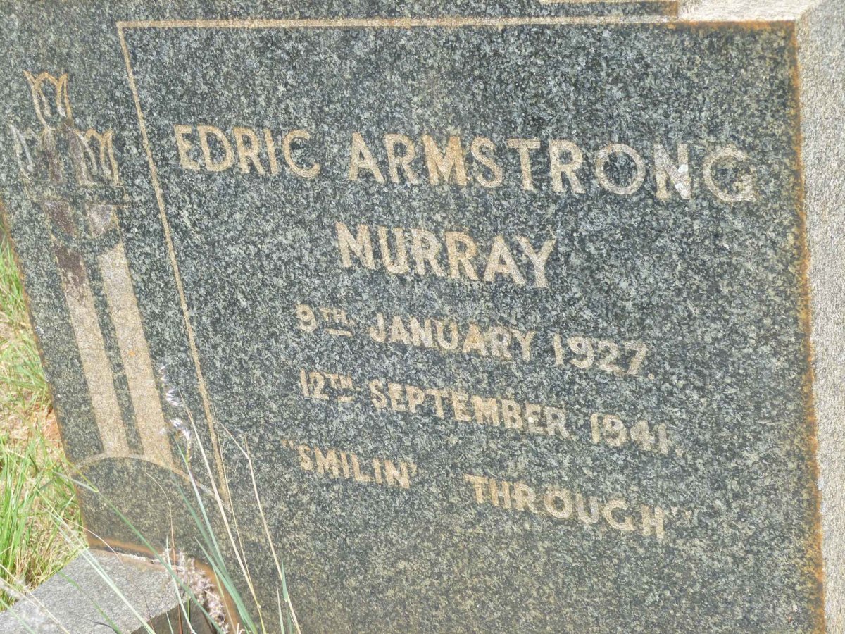 MURRAY Edric Armstrong 1927-1941