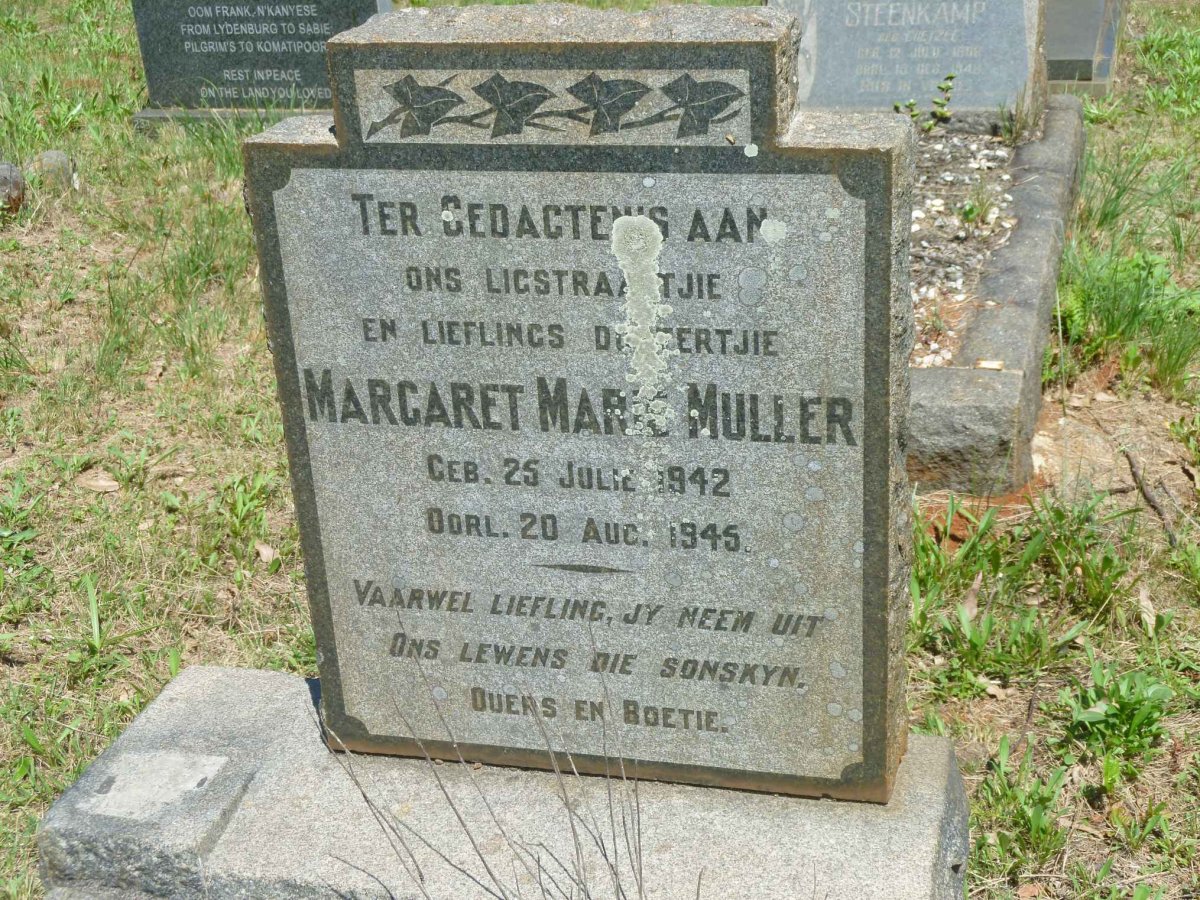 MULLER Margaret Marie 1942-1945