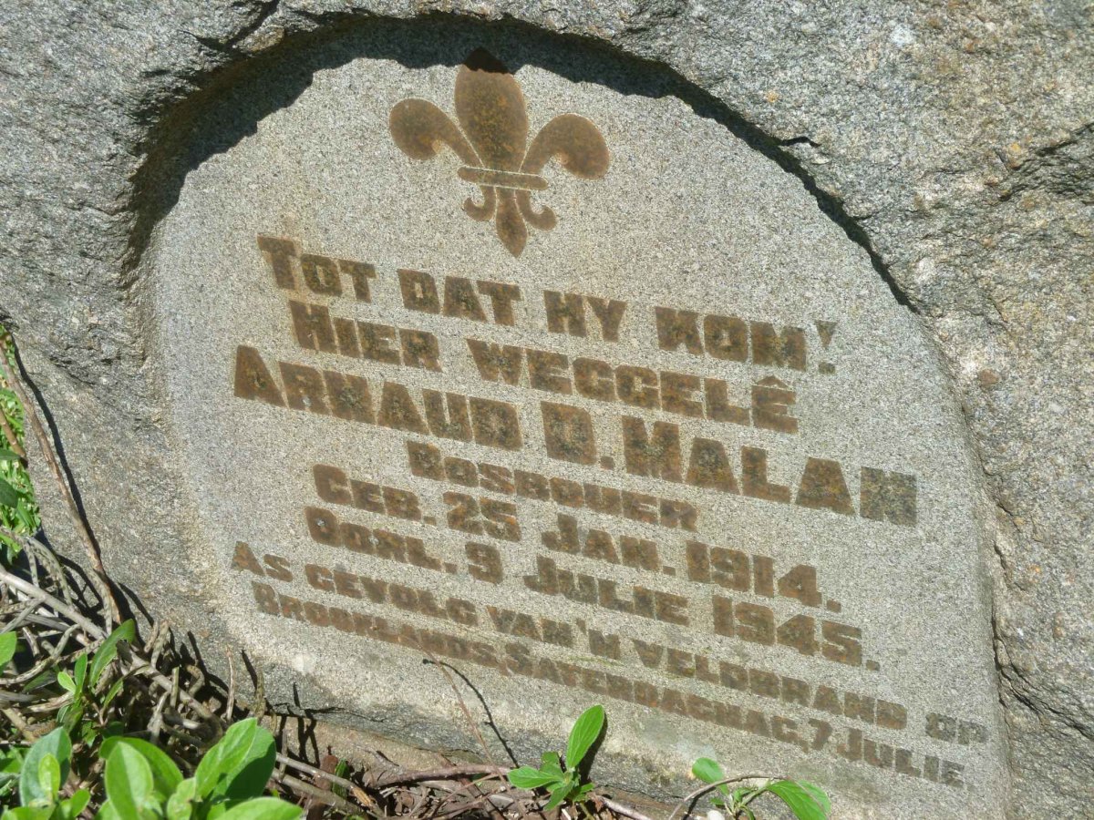 MALAN Arnaud D. 1914-1945