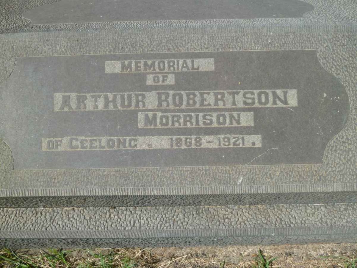 MORRISON Arthur Robertson 1868-1921