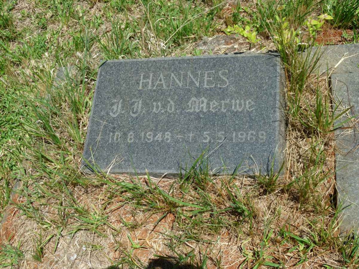 MERWE J.J., v.d. 1948-1969