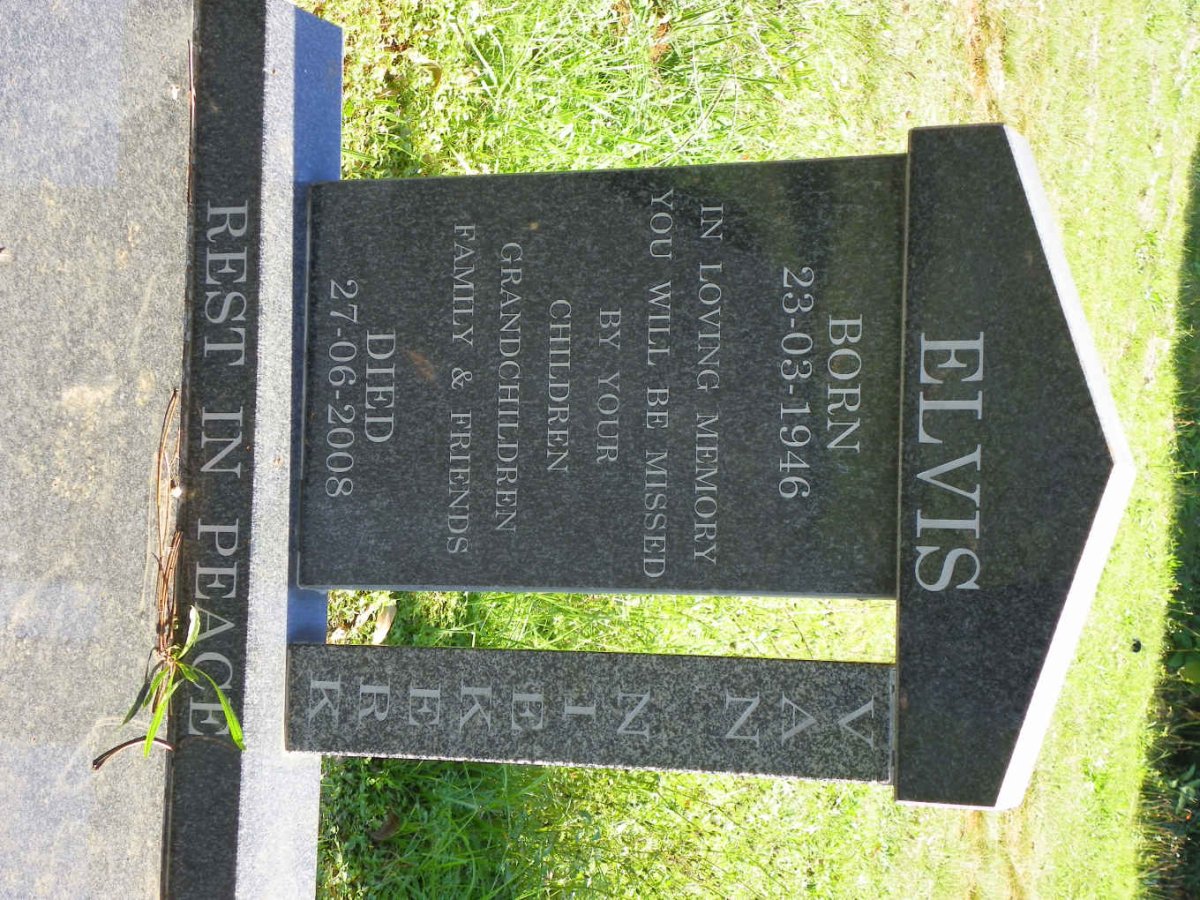 NIEKERK Elvis, van 1946-2008