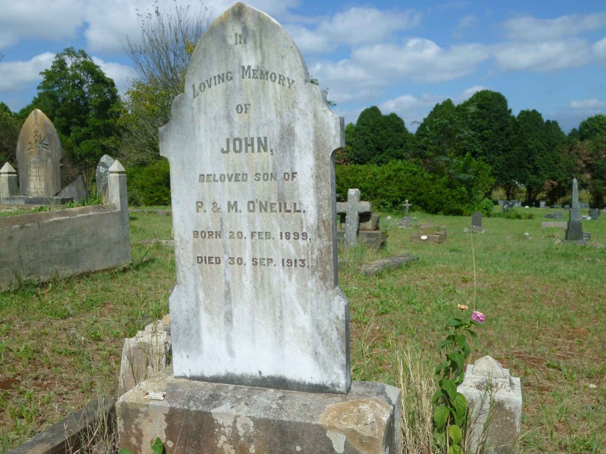O’NEILL John 1895-1913