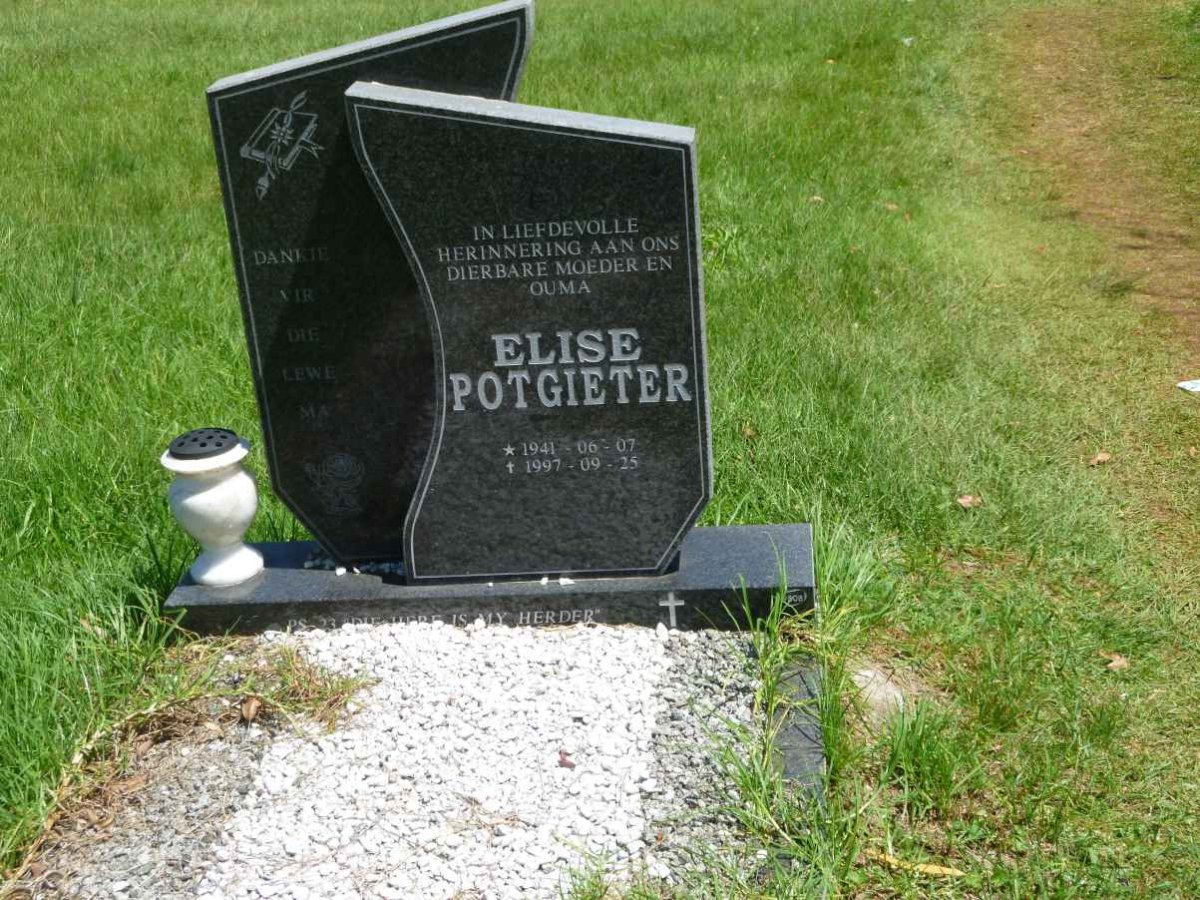 POTGIETER Elise 1941-1997