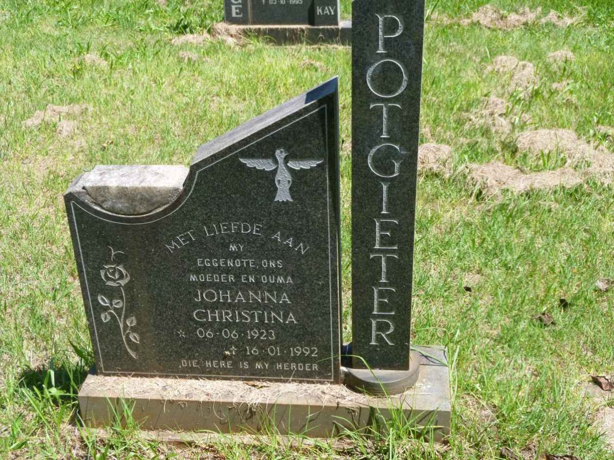 POTGIETER Johanna Christina 1923-1992