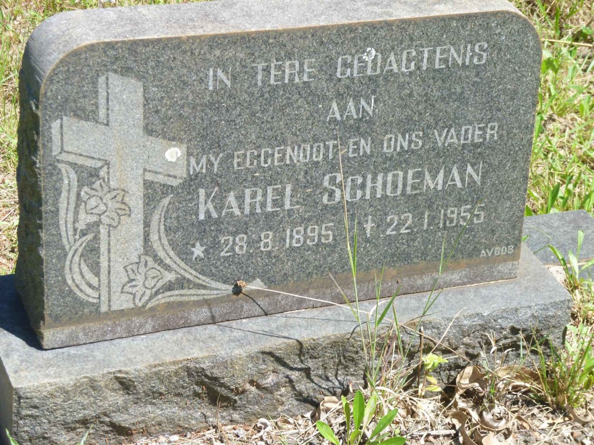 SCHOEMAN Karel 1895-1955