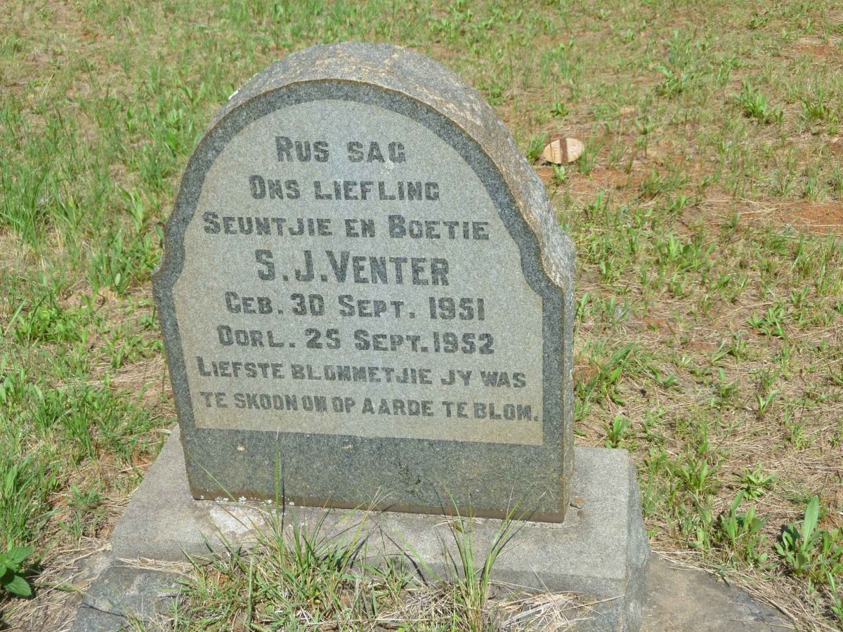 VENTER S.J. 1951-1952
