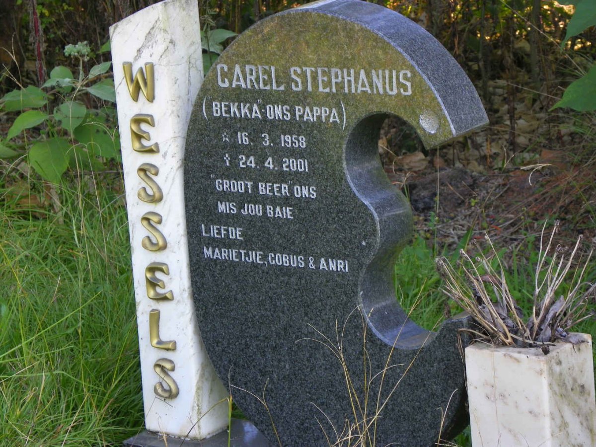 WESSELS Carel Stephanus 1958-2001