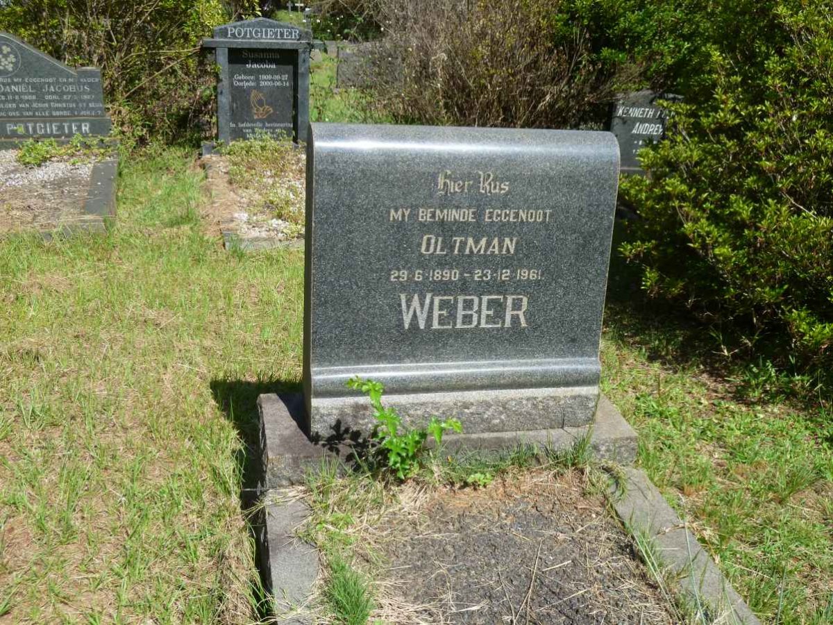 WEBER Oltman 1890-1961