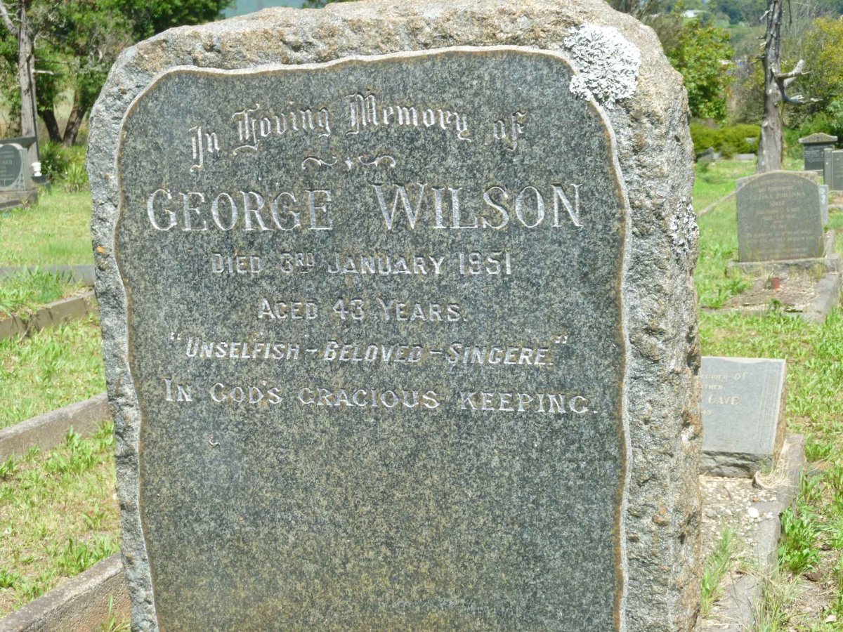 WILSON George -1951