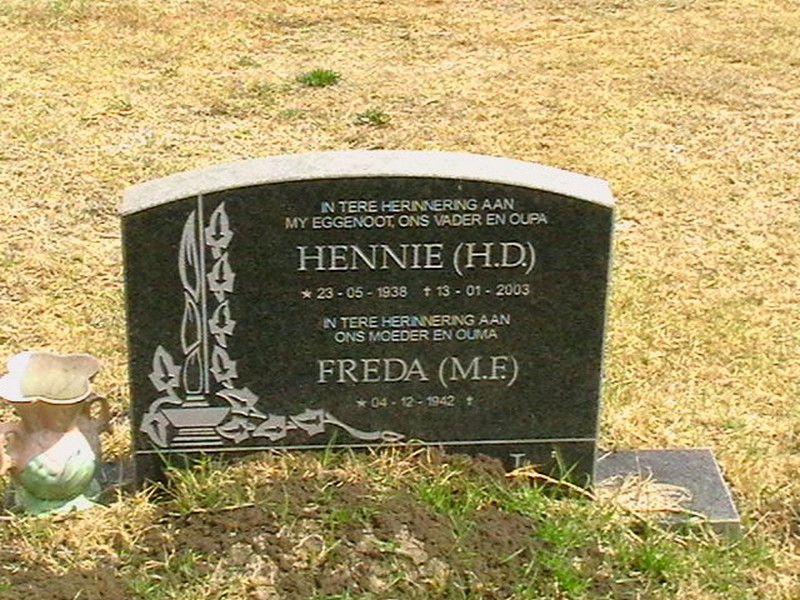 ? H.D. 1938-2003 &amp; M.F. 1942-