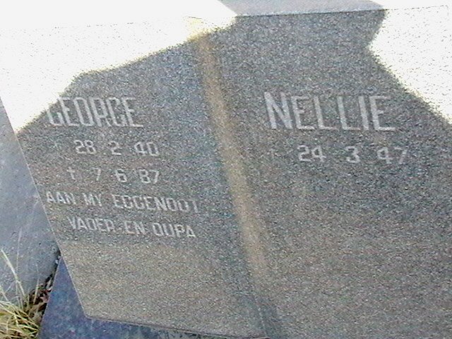? George 1940-1987 &amp; Nellie 1947-