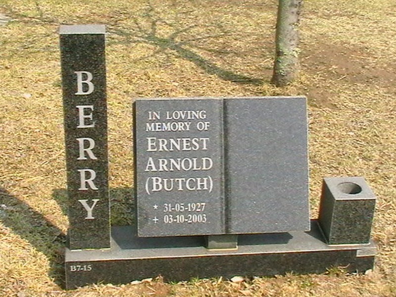 BERRY Ernest Arnold 1927-2003