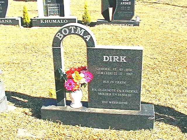 BOTMA Dirk 1970-2007