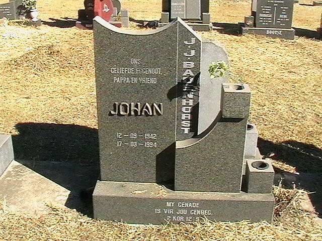 BADENHORST J.J. 1942-1994