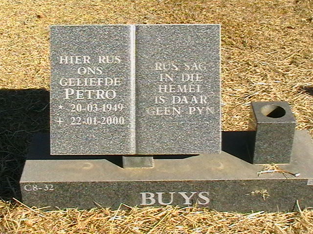 BUYS Petro 1949-2000