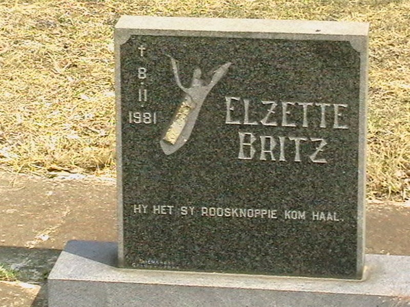 BRITZ Elzette 1981-1981
