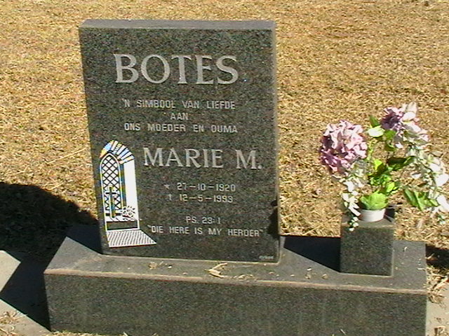 BOTES Marie M. 1920-1993