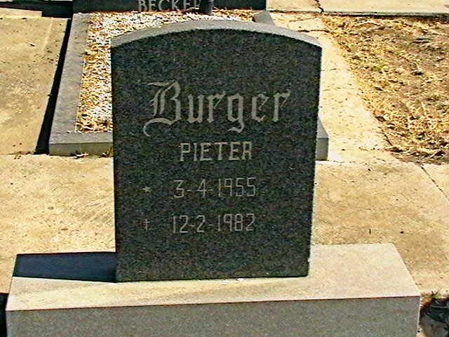 BURGER Pieter 1955-1982