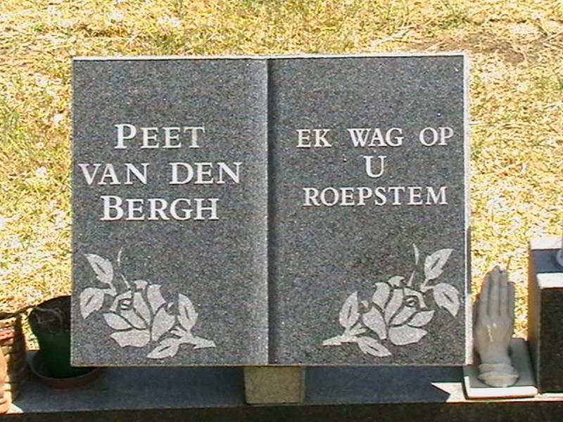BERGH Peet, van den