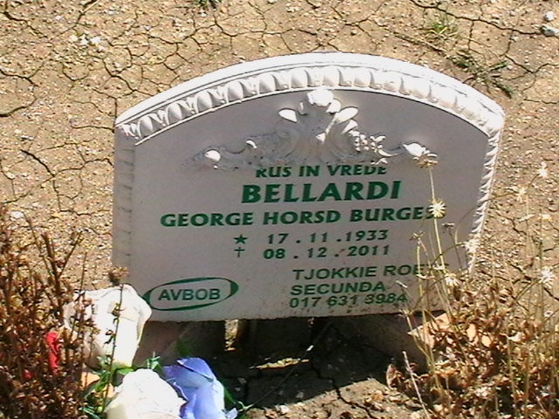BELLARDI George Horsd Burgess 1933-2011