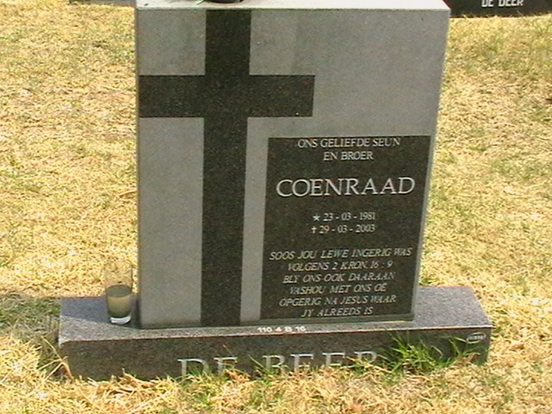 BEER Coenraad, de 1951-2003