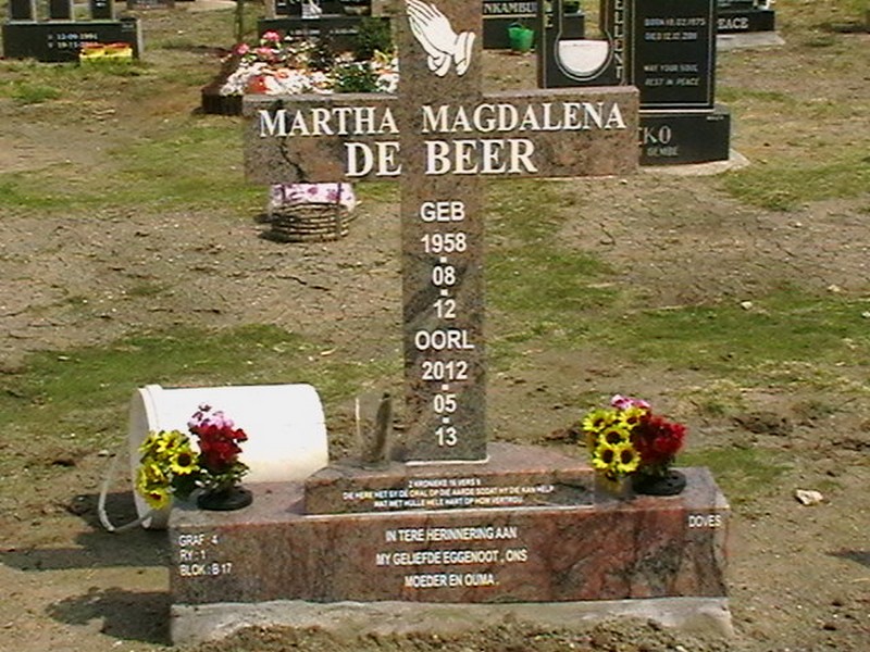 BEER Martha Magdalena, de 1958-2012