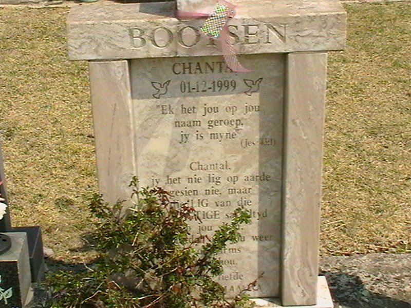 BOOYSEN Chantal 1999-1999
