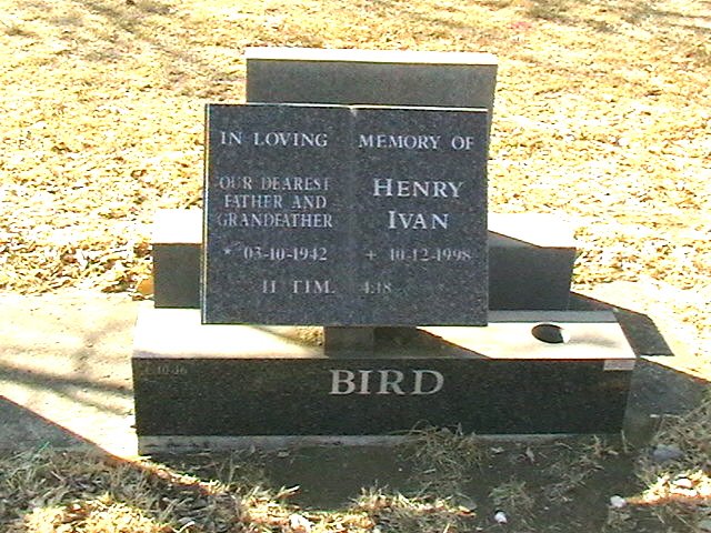 BIRD Henry Ivan 1942-1998
