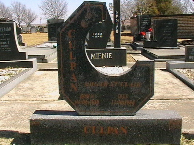 CULPAN Kellar St. Clair 1918-1988