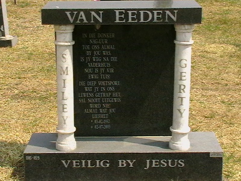 EEDEN Smiley, van 1952-2003 &amp; Gerty